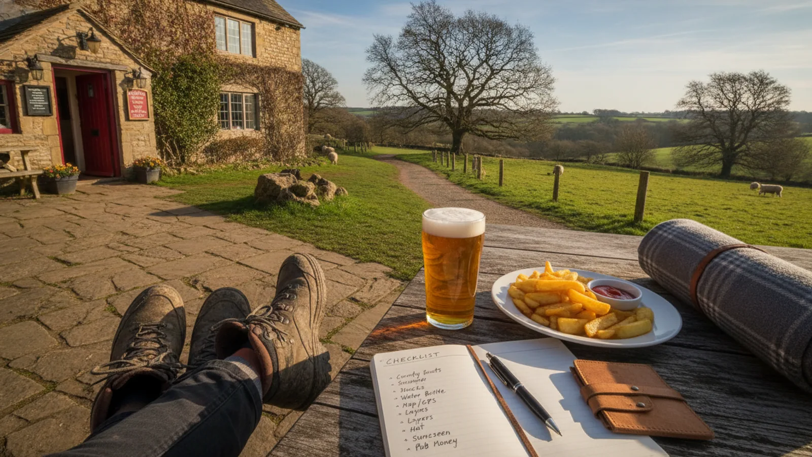 A Countryside Pub Stop For A Relaxed Sunday Walk Checklist For First Time Readers cover image