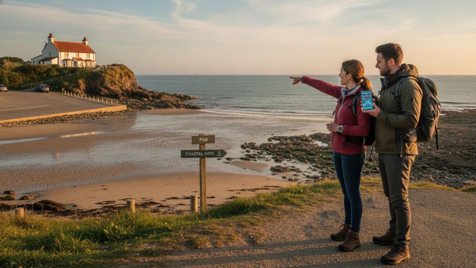 How To Plan A Coastal Pub Walk Around Tide Times And Parking cover image