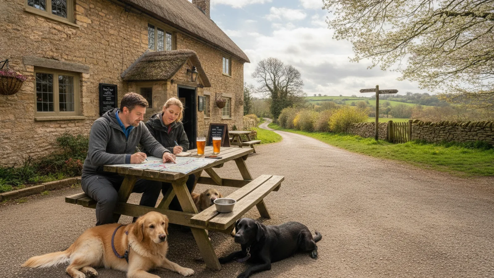 How To Plan A Dog Friendly Pub Walk With Sensible Route Notes cover image